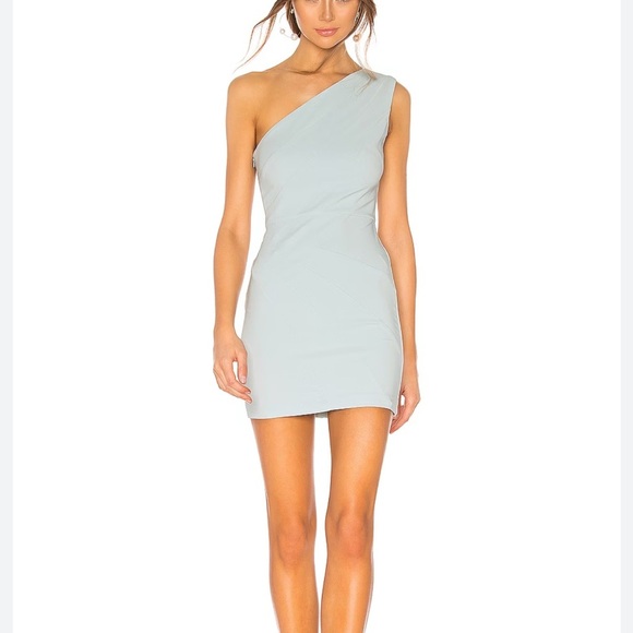 Michael Costello × REVOLVE Ava Dress in Ice Blue size
XS one shoulde - Picture 1 of 9